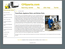 Tablet Screenshot of cpsparts.com